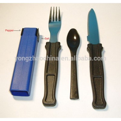 Yangjiang Factory, Promotion Gift portable cutlery set, tableware, flatware with fork, spoon, and knife